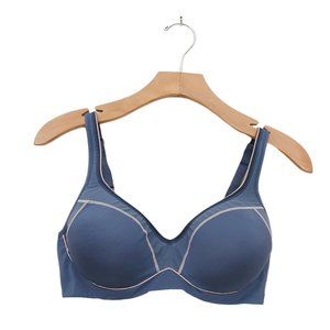 Natory T-Shirt Bra Underwire Blue Womens Size 34D
